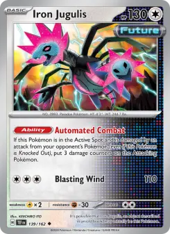 Pokémon-Karte Iron Jugulis 139/162