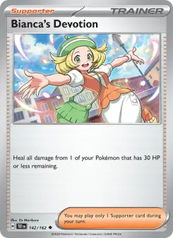 Pokémon-Karte Bianca's Devotion 142/162