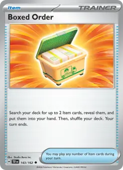 Pokémon-Karte Boxed Order 143/162