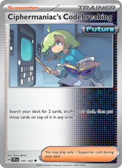 Pokémon-Karte Ciphermaniac's Codebreaking 145/162