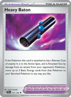 Pokémon-Karte Heavy Baton 151/162