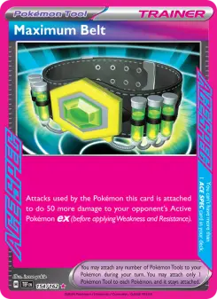 Pokémon-Karte Maximum Belt 154/162