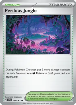 Pokémon-Karte Perilous Jungle 156/162