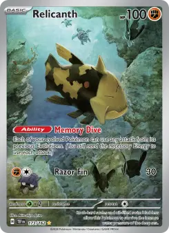Pokémon-Karte Relicanth 173/162