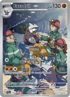 Pokémon-Karte Excadrill 174/162