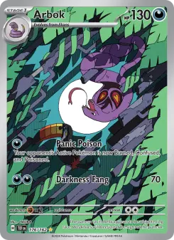 Pokémon-Karte Arbok 176/162