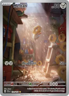 Pokémon-Karte Meltan 179/162
