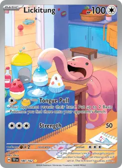 Pokémon-Karte Lickitung 180/162