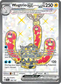 Pokémon-Karte Wugtrio ex 190/162