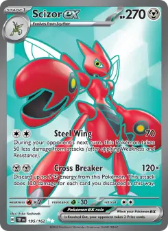 Pokémon-Karte Scizor ex 195/162