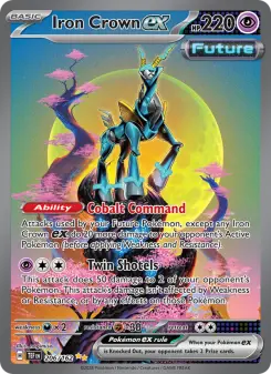 Pokémon-Karte Iron Crown ex 206/162