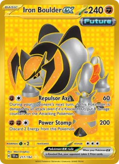 Pokémon-Karte Iron Boulder ex 217/162