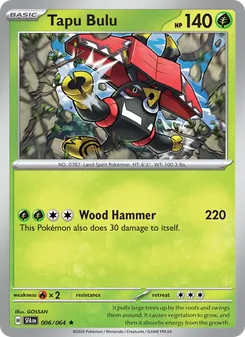 Pokémon-Karte Tapu Bulu 006/064