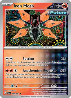 Pokémon-Karte Iron Moth 009/064