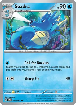 Pokémon-Karte Seadra 011/064