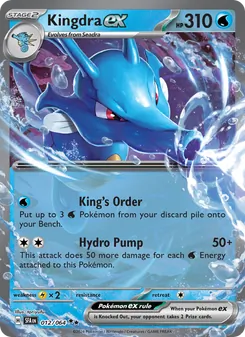 Pokémon-Karte Kingdra ex 012/064