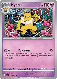 Pokémon-Karte Hypno 017/064