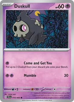 Pokémon-Karte Duskull 018/064