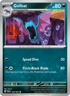 Pokémon-Karte Golbat 028/064