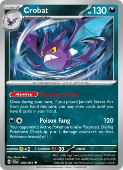 Pokémon-Karte Crobat 029/064