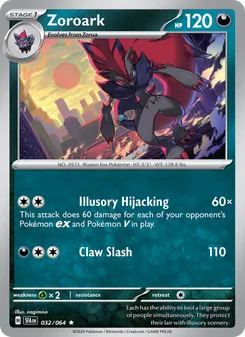 Pokémon-Karte Zoroark 032/064