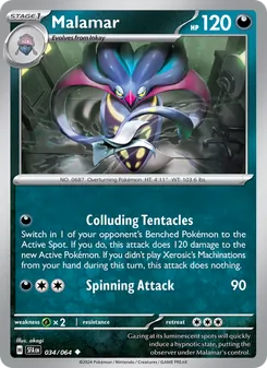 Pokémon-Karte Malamar 034/064