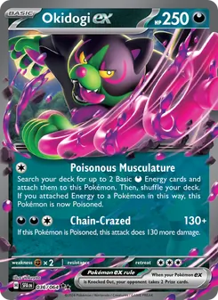 Pokémon-Karte Okidogi ex 036/064