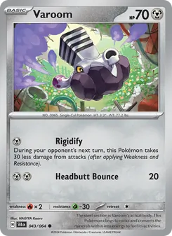 Pokémon-Karte Varoom 043/064