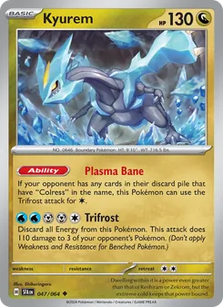 Pokémon-Karte Kyurem 047/064