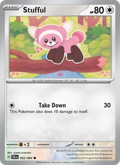 Pokémon-Karte Stufful 052/064