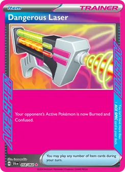Pokémon-Karte Dangerous Laser 058/064
