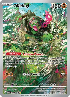 Pokémon-Karte Okidogi 074/064