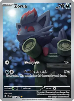 Pokémon-Karte Zorua 075/064