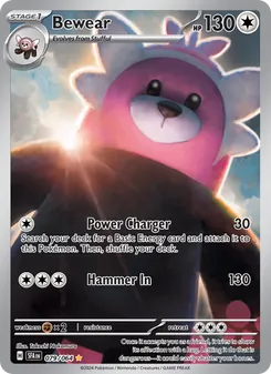 Pokémon-Karte Bewear 079/064