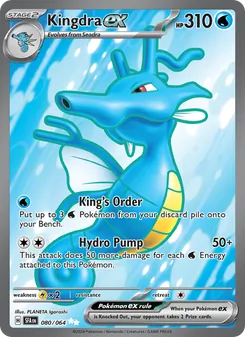 Pokémon-Karte Kingdra ex 080/064