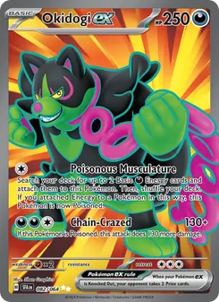 Pokémon-Karte Okidogi ex 082/064