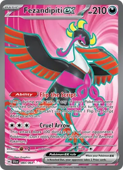 Pokémon-Karte Fezandipiti ex 084/064