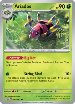 Pokémon-Karte Ariados 005/167
