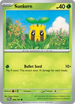 Pokémon-Karte Sunkern 006/167