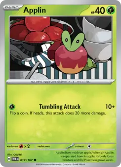 Pokémon-Karte Applin 017/167