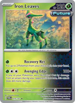 Pokémon-Karte Iron Leaves 019/167