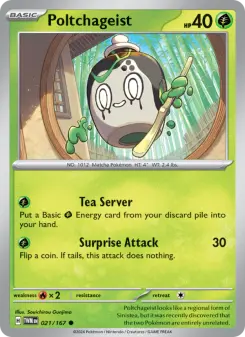 Pokémon-Karte Poltchageist 021/167