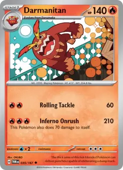 Pokémon-Karte Darmanitan 035/167