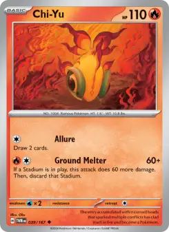 Pokémon-Karte Chi-Yu 039/167