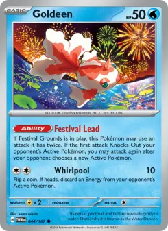 Pokémon-Karte Goldeen 044/167
