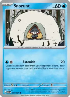 Pokémon-Karte Snorunt 051/167