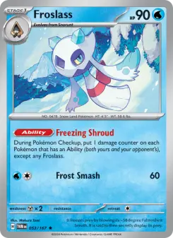 Pokémon-Karte Froslass 053/167