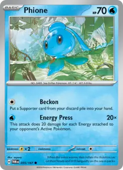 Pokémon-Karte Phione 055/167
