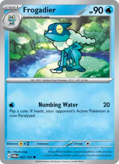 Pokémon-Karte Frogadier 057/167