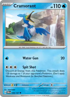 Pokémon-Karte Cramorant 058/167